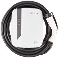 Leviton EVR40-B25 Evr-Green E40 Charging Station, 40A, 208-240Vac, 9.6Kw output, 25' Charging Cable, Hardwired