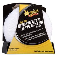 Meguiar's X3080 Even Coat 5" Microfiber Applicator Pads, 2 Pack