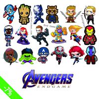 H2 Studio Decal Funny Chibi Avengers Sticker of Endgame, Marvel. Thanos, Ironman, Captain America, Thor. Sticker Scrapbooking Car Luggage Laptop Skateboard Phone Guitar Motorcycle New Version
