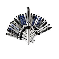 FARRYS BULK WHOLESALE LOT BALLPOINT TOUCH SCREEN STYLUS FLASHLIGHT COMBO PENS"THE FLASHLIGHT COLLECTION"THE METAL STYLUS PHONE HOLDER LIGHT UP PEN 12 PACK (MR-CHS)