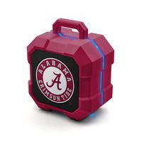 NCAA Prime Brands Group  Shockbox LED Wireless Bluetooth Speaker, Alabama Crimson Tide