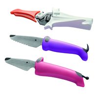 Kuhn Rikon 21271 Kinder Kitchen Essential Set, Pink and Purple, sharp enough to cut food but not small fingers