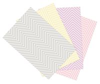 Ella Bella Photography Backdrop Paper, Assorted Chevron (1 ea.: Gray, Pink, Lavender & Yellow), 48" x 12', 4 Rolls