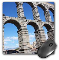 3dRose LLC 8 X 8 X 0.25 Inches Aqueduct of Segovia, Famous Roman Aqueduct Segovia, Spain Mouse Pad (mp_100289_1)