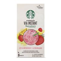 Starbucks VIA Instant Refreshers Strawberry Lemonade (1 box of 6 packets)