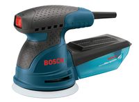 Bosch ROS20VSK Palm Sander - 2.5 Amp 5 in. Corded Variable Speed Random Orbital Sander/Polisher Kit with Dust Collector and Hard Carrying Case