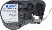 Brady MC1-1000-595-YL-BK Labels for BMP53/BMP51 Printers
