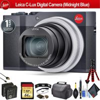 Leica C-Lux Digital Camera (Midnight Blue) 19130 - Professional Bundle
