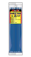 Pro Tie BL14HD100 14.5-Inch Blue Heavy Duty Color Cable Tie, Blue Nylon, 100-Pack