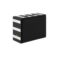 kate spade new york KSNYPS-BS Portable Wireless Bluetooth Speaker - Black/Cream Stripe
