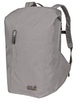 Jack Wolfskin Coogee 28L Minimalistic Backpack with 15" Laptop and 10" Tablet Pouch, Clay Grey