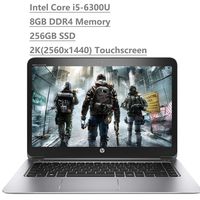 Premium HP EliteBook 1040 G3 14" 2K QHD Touchscreen (2560x1440) Business Laptop (Intel Core i5-6300U, 8GB DDR4 Memory, 256GB SSD) HDMI, Bang & Olufsen, WiFi AC, Bluetooth, Type-C Windows 7 or 10 Pro