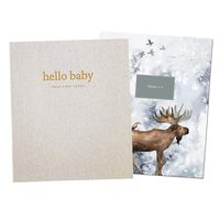 Unisex Baby Memory Book | Minimalist Keepsake Milestone Record Journal | LGBTQ Friendly | 9.75 x 11.25 in. 60 Pages | Perfect Baby Shower Gift for Baby Girl or Boy