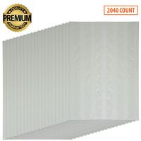 Premium 2040 Pcs 20 Sheets Transparent Photo Corners Stickers Self Adhesive for Notebook Personal Journal Picture Album Diary DIY Scrapbook Craft