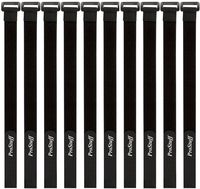 14 Pack 1 x 12 Inch Reusable Hook and Loop Cinch Cable Tie Down Straps Set for Cord Management, Home, Office, Garage, Wires, Hoses, Bundling Boxes