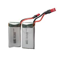 Force1 F111 Phoenix Drone Batteries - 2 Pack 3.7v 850mAh LiPo Drone Battery for Force1 F111 Phoenix Folding Quadcopter Drone