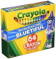 Crayola TRTAZ11A Crayon Set, 3-5/8", Permanent/Waterproof, 64/BX, Assorted, Sold as 1 Box