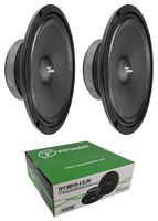 2 x Timpano MR10-4 Slim 10" Mid Range Speaker Car Audio 4 Ohm 800W