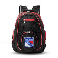 NHL New York Rangers Colored Trim Premium Laptop Backpack