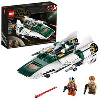 LEGO Star Wars: The Rise of Skywalker Resistance A Wing Starfighter 75248 Advanced Collectible Starship Model Building Kit (269 Pieces)