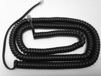 The VoIP Lounge 25 Foot Long Black Handset Curly Cord for Nortel Meridian Norstar M Series Phone M7100 M7208 M7310 M7324 M2008 M2616 M5316 M8004 M8009 M8314 M9216 M9316CW M9417 M9417CW