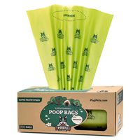 Pogi's Poop Bags - 500 Unscented Dog Poop Bags for Yards - Leak-Proof, Earth-Friendly Poop Bags for Dogs (Single Large Roll)