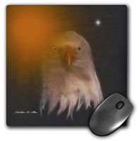 3dRose LLC 8 x 8 x 0.25 Inches Eagle Spirit Mouse Pad (mp_8395_1)