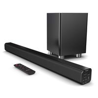 Majority Ben Nevis II + 150W Soundbar Surround Sound Bar System - Wireless Subwoofer - Bluetooth - HDMI ARC CEC - Large Remote Control - AUX - USB - FM Radio - Optical Input - RCA Cable