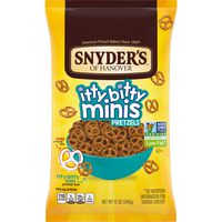 Snyder's of Hanover Pretzels, Itty Bitty Mini Pretzels, 12 Ounce