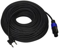 EMB Cable - BTS-16G100FT - Banana to Speakon - Real 16GA Patch Cable - 100 Feet