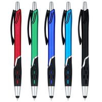 Stylus Pens - 2 in 1 Touch Screen & Writing Pen, Sensitive Stylus Tip - For Your iPad, iPhone, Kindle, Nook, Samsung Galaxy & More - Assorted Colors, 5 Pack