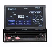 TUVVA KSD7875 In-Dash Car Multimedia Receiver, Bluetooth/USB/SD/CD/DVD/AUX/Rear Camera/Remote Control