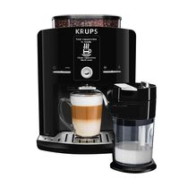 KRUPS EA8298 Cappuccino Bar, Fully Automatic 57-Ounce, Preset drinks, LCD Display, Integrated Milk Froth System , Black - 8000035801
