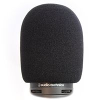 AT2020 Foam Windscreen by Vocalbeat - The Perfect Pop Filter for Your Audio Technica Microphone - Made from Quality Sponge Material that Filter Unwanted Recording Noises - Black Color