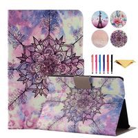 Kindle Fire HDX 7 Case - Monstek Ultra Slim Lightweight Leather Smart Stand Cover Case with Auto Sleep / Wake Function Flip Protective Cover for Fire HDX 7 2013,Milky Tree