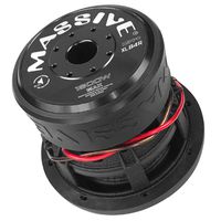 Car Subwoofer by Massive Audio HippoXL84R - SPL Extreme Bass Woofer - 8 Inch Car Audio 1,800 Watt HippoXL Series Competition Subwoofer, Dual 4 Ohm, 2.5 Inch Voice Coil. Sold Individually.