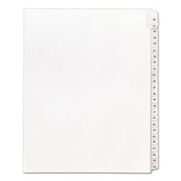 Avery Legal Dividers, Allstate Collated Sets, Letter Size, Side Tab, 26-50 Tab Set (01702), White