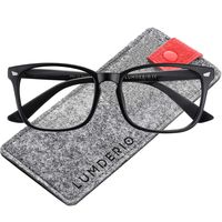 LUMDERIO Blue Light Blocking Glasses Frame Glasses Anti Ray Blue Computer Game Glasses [Anti Eye Eyestrain] Unisex
