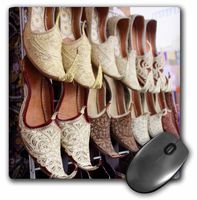3dRose LLC 8 x 8 x 0.25 Inches Mouse Pad, Aladdin Babouche Pointy Shoes from Morocco Photo by Rhonda Albom (mp_164785_1)