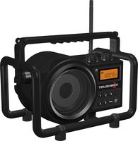 Sangean TB-100 (Toughbox) AM/FM/AUX-in Ultra Rugged Digital PLL Tuning Rechargeable Radio (Special Edition Black)