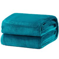 Bedsure Fleece Blanket King Size Teal Lightweight Super Soft Cozy Luxury Bed Blanket Microfiber
