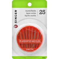 SINGER 00276 Assorted Hand Needles in Compact, 25-Count