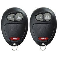 KeylessOption Keyless Entry Remote Car Key Fob for Chevy Colorado GMC Canyon Hummer H3 L2C0007T (Pack of 2)