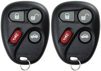 KeylessOption Keyless Entry Remote Control Car Key Fob for Corvette C5 KOBLEAR1XT (Pack of 2)