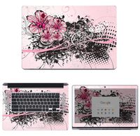 decalrus - Protective Decal Floral Skin Sticker for Acer ChromeBook 15 CB515-1HT-P39B (15.6" Screen) case Cover wrap ACchromebook15CB515_1HT-134