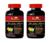 Depression Supplements for Women - ST. John's Wort Extract - St Johns Wort Best Seller - 2 Bottles 120 Capsules