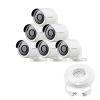 Samsung Wisenet SDC-89440BB-6PK - 4MP Weatherproof Bullet Camera (6-Pack) Compatible with SDH-C85100BF