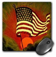 3dRose LLC 8 x 8 x 0.25 Inches Old Glory Mouse Pad (mp_16102_1)