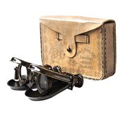 Nautical Vintage Classic Marine Spy Glass Antique London 1857 R & J Beck Brass Binocular Collectibles Gift