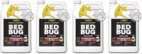 HARRIS Bed Bug Killer, Toughest Liquid Spray with Odorless and Non-Staining Extended Residual Kill Formula (Gallon) (Fоur Paсk)
